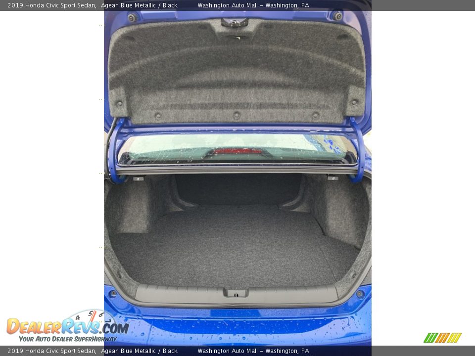 2019 Honda Civic Sport Sedan Agean Blue Metallic / Black Photo #21