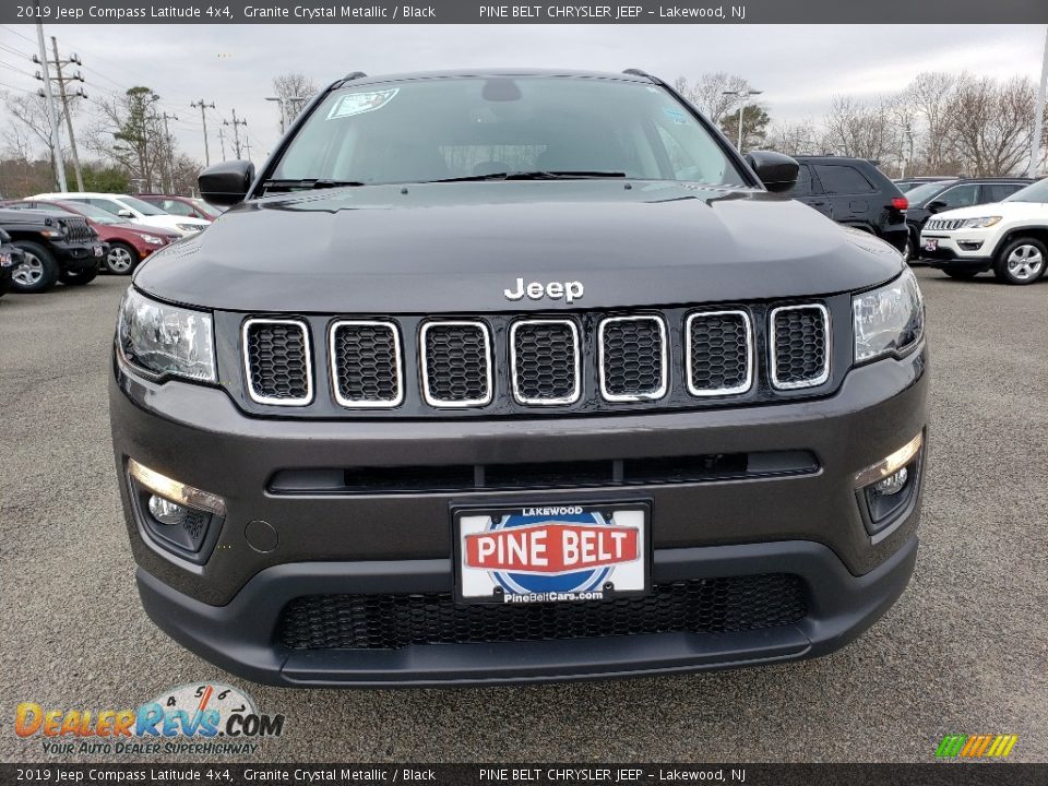 2019 Jeep Compass Latitude 4x4 Granite Crystal Metallic / Black Photo #2