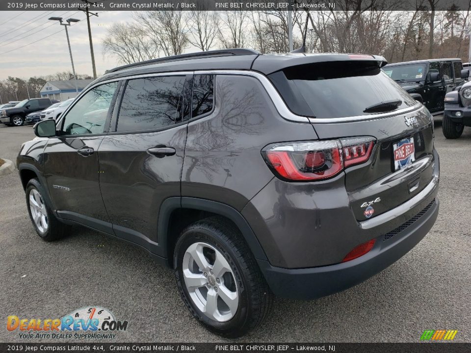 2019 Jeep Compass Latitude 4x4 Granite Crystal Metallic / Black Photo #4