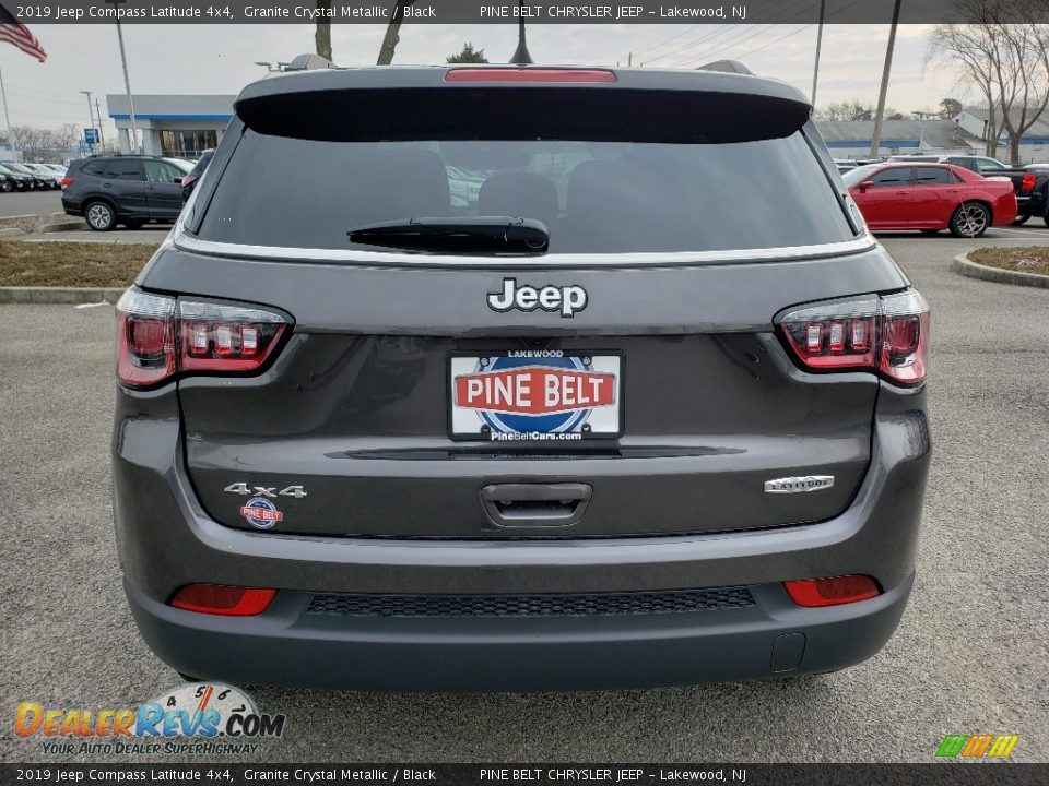 2019 Jeep Compass Latitude 4x4 Granite Crystal Metallic / Black Photo #5