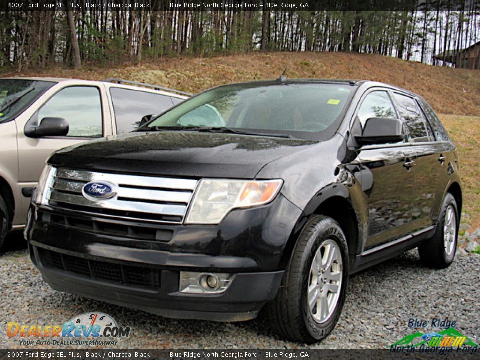 2007 Ford Edge SEL Plus Black / Charcoal Black Photo #1