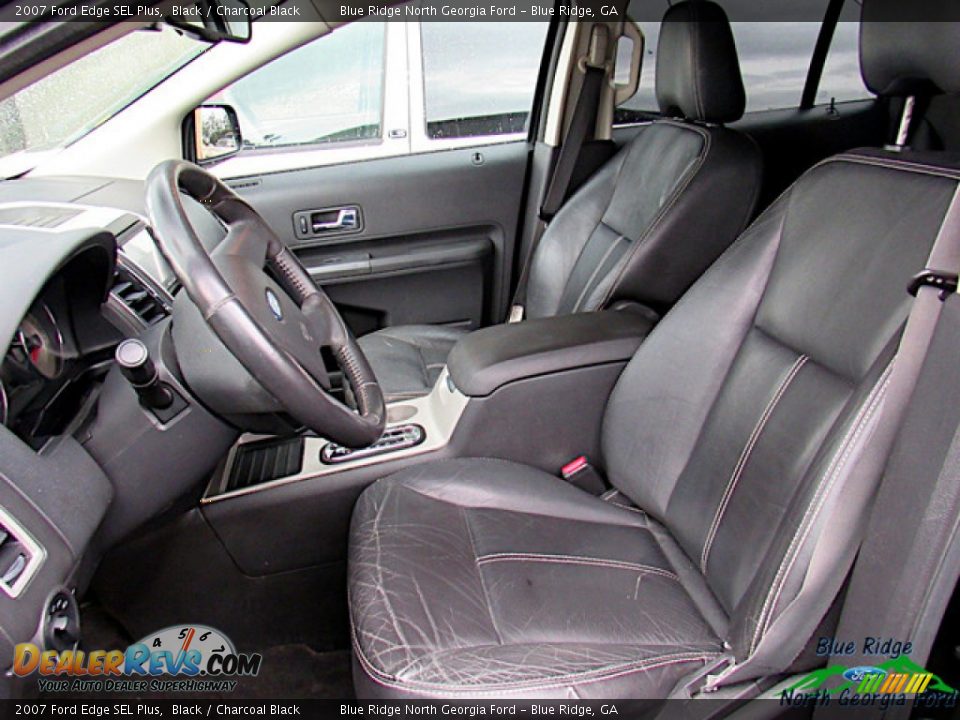 2007 Ford Edge SEL Plus Black / Charcoal Black Photo #6