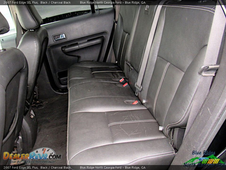 2007 Ford Edge SEL Plus Black / Charcoal Black Photo #8