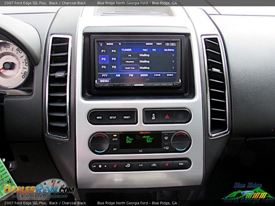 2007 Ford Edge SEL Plus Black / Charcoal Black Photo #10