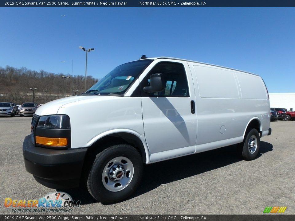 2019 GMC Savana Van 2500 Cargo Summit White / Medium Pewter Photo #1