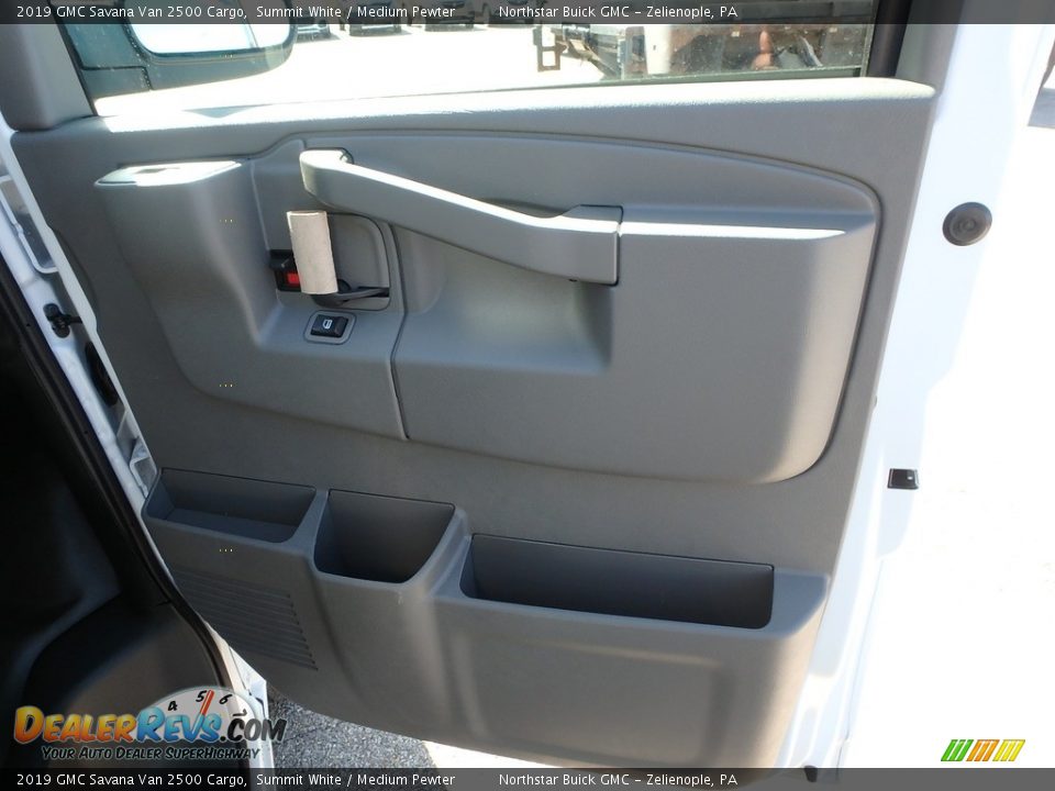 2019 GMC Savana Van 2500 Cargo Summit White / Medium Pewter Photo #6