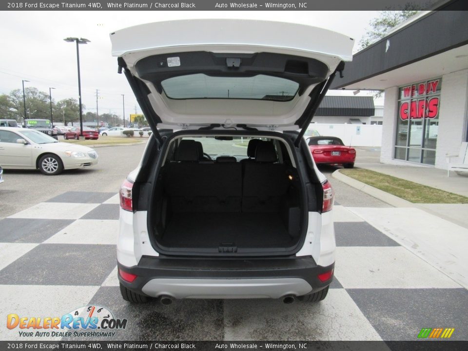 2018 Ford Escape Titanium 4WD White Platinum / Charcoal Black Photo #5