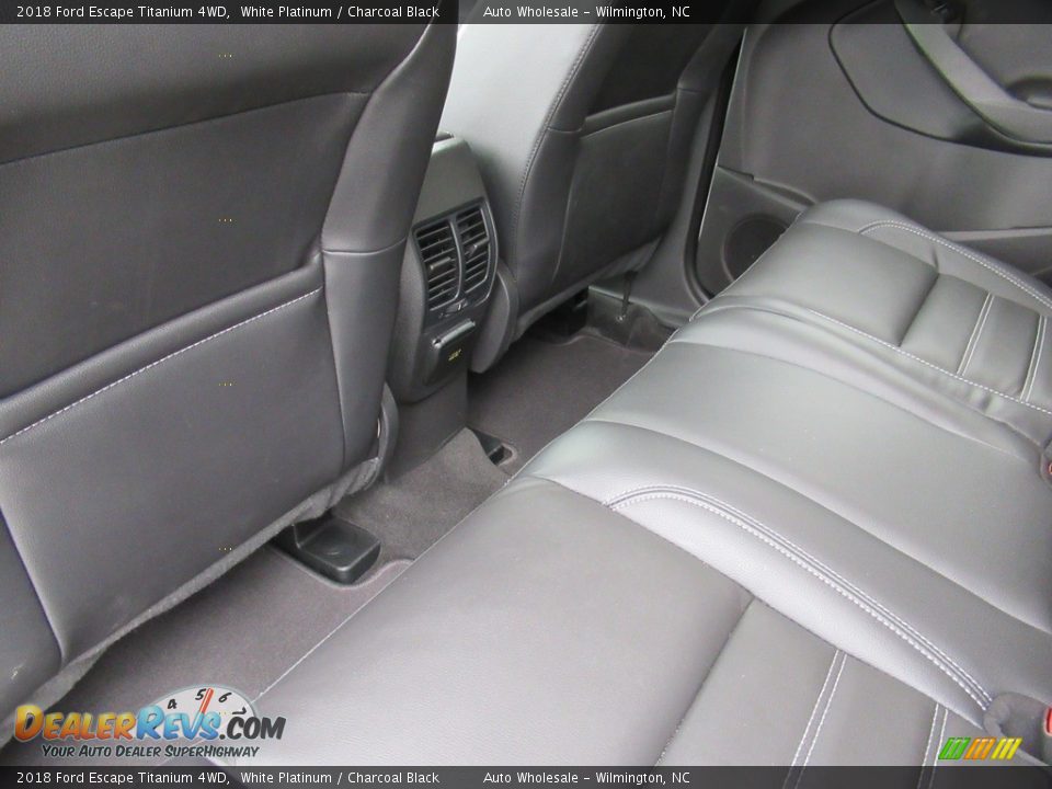 2018 Ford Escape Titanium 4WD White Platinum / Charcoal Black Photo #10