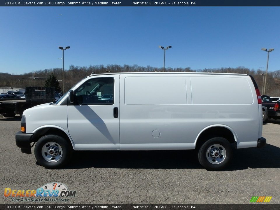 2019 GMC Savana Van 2500 Cargo Summit White / Medium Pewter Photo #11