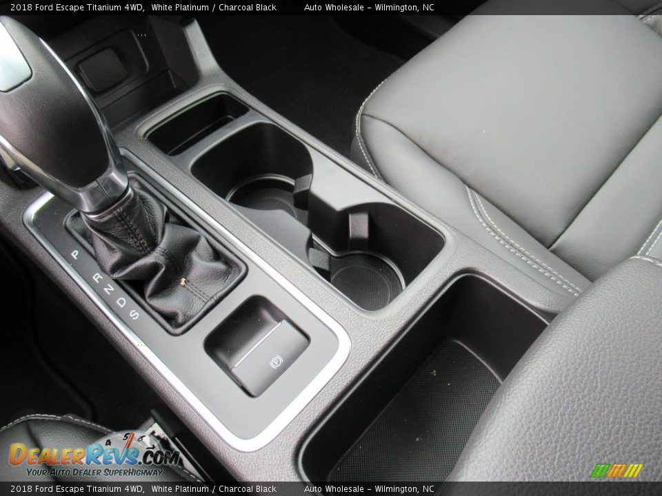 2018 Ford Escape Titanium 4WD White Platinum / Charcoal Black Photo #19