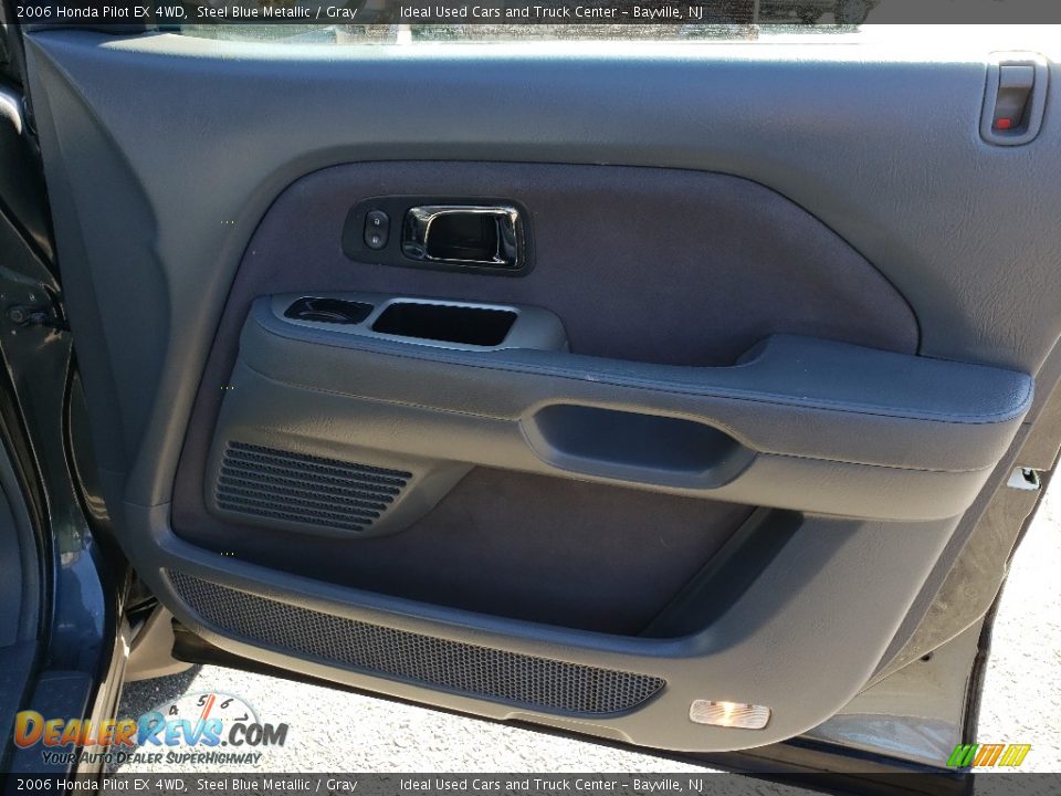 2006 Honda Pilot EX 4WD Steel Blue Metallic / Gray Photo #9
