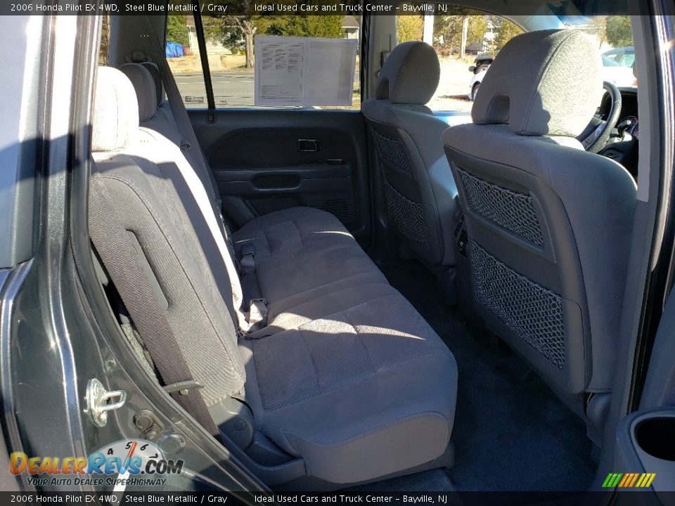 2006 Honda Pilot EX 4WD Steel Blue Metallic / Gray Photo #11