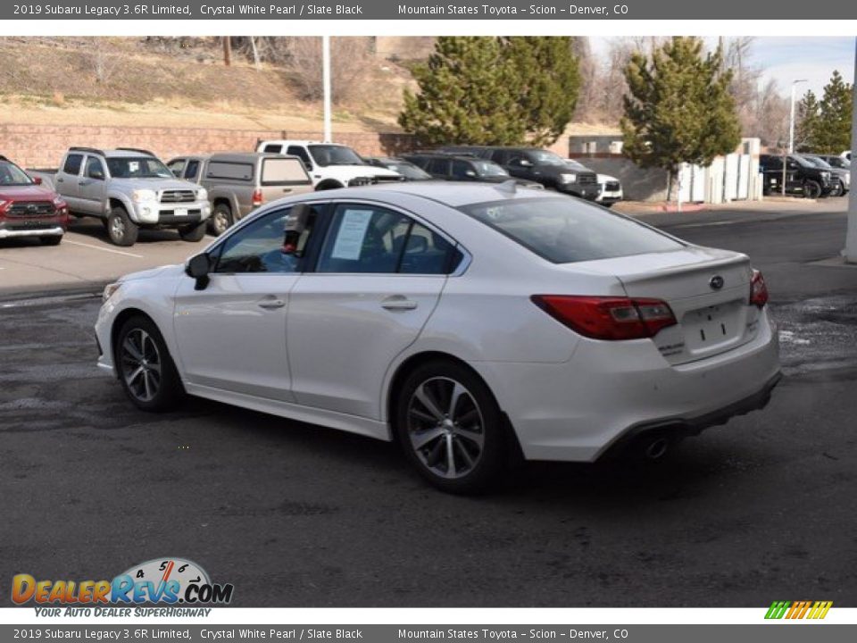 2019 Subaru Legacy 3.6R Limited Crystal White Pearl / Slate Black Photo #4