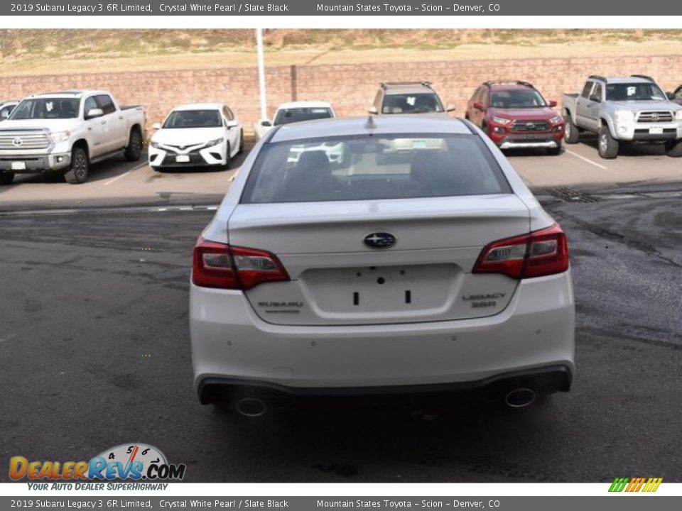 2019 Subaru Legacy 3.6R Limited Crystal White Pearl / Slate Black Photo #5