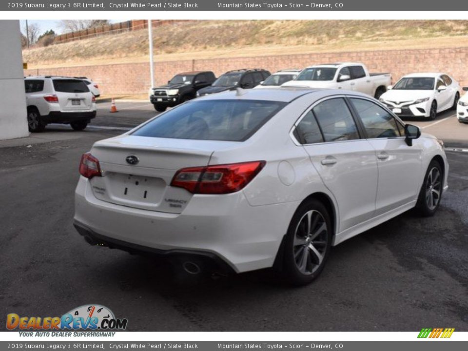 2019 Subaru Legacy 3.6R Limited Crystal White Pearl / Slate Black Photo #6