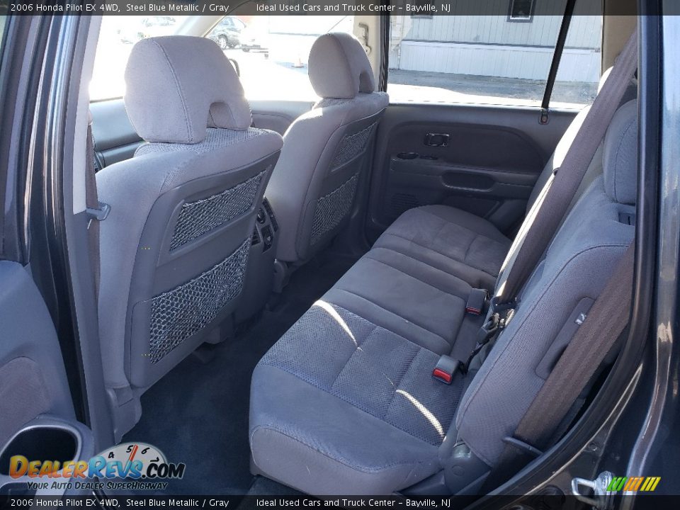 2006 Honda Pilot EX 4WD Steel Blue Metallic / Gray Photo #15