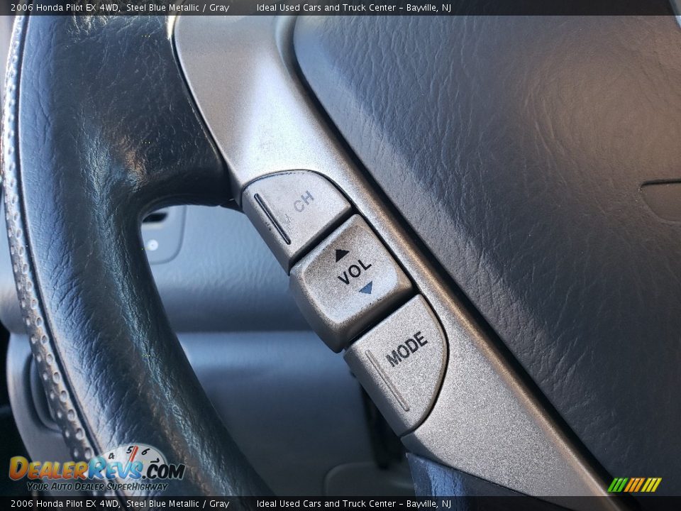 2006 Honda Pilot EX 4WD Steel Blue Metallic / Gray Photo #17