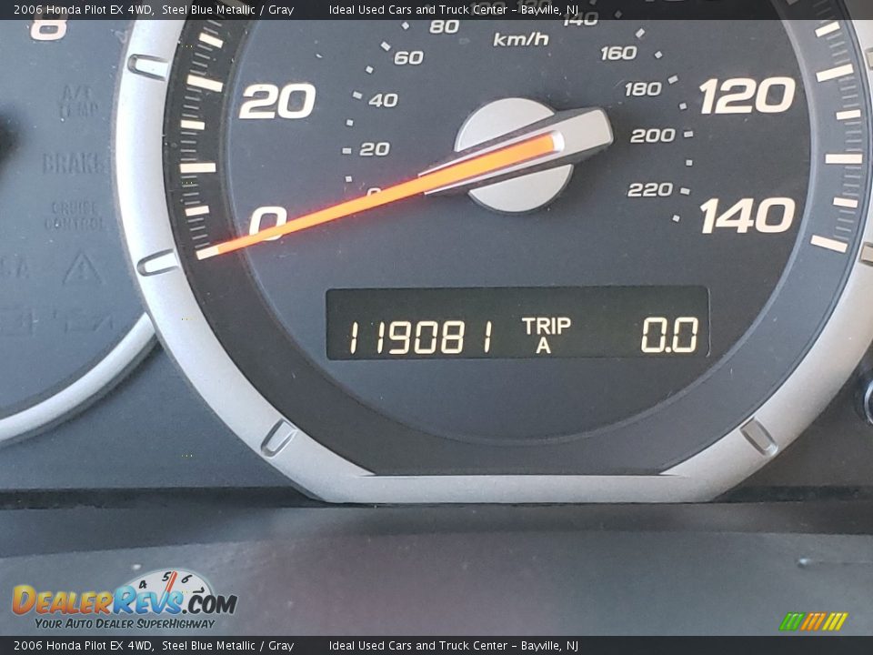 2006 Honda Pilot EX 4WD Steel Blue Metallic / Gray Photo #18