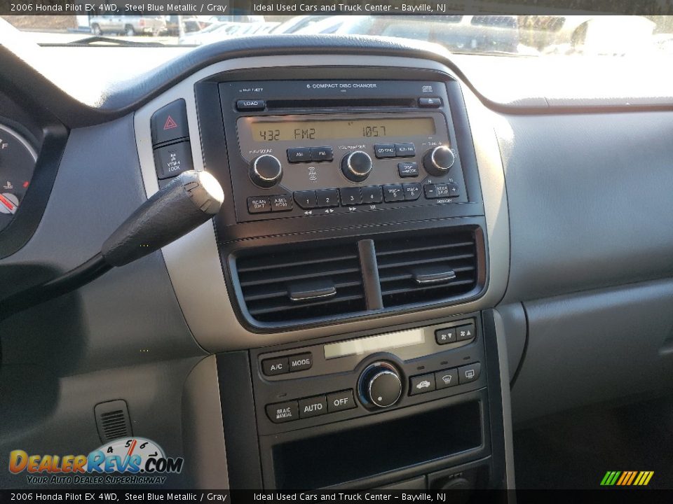 2006 Honda Pilot EX 4WD Steel Blue Metallic / Gray Photo #19