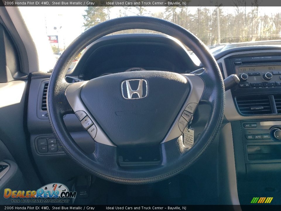 2006 Honda Pilot EX 4WD Steel Blue Metallic / Gray Photo #20