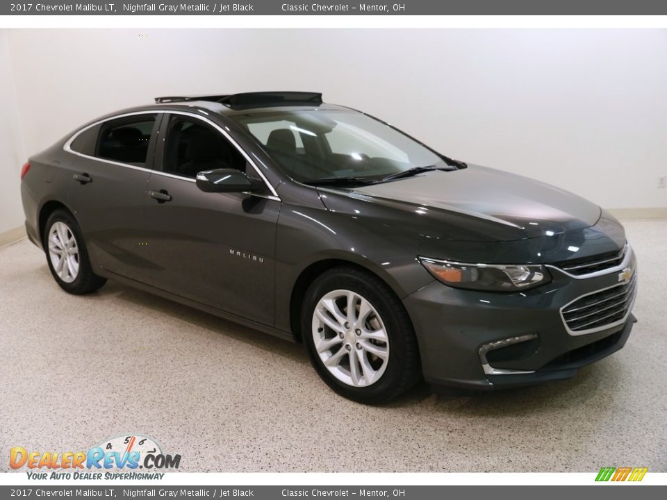 2017 Chevrolet Malibu LT Nightfall Gray Metallic / Jet Black Photo #1