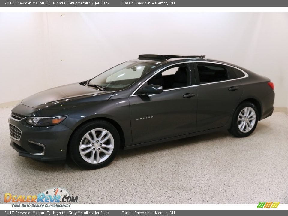 2017 Chevrolet Malibu LT Nightfall Gray Metallic / Jet Black Photo #3