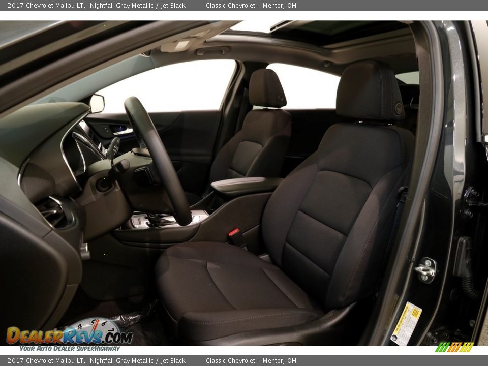 2017 Chevrolet Malibu LT Nightfall Gray Metallic / Jet Black Photo #5