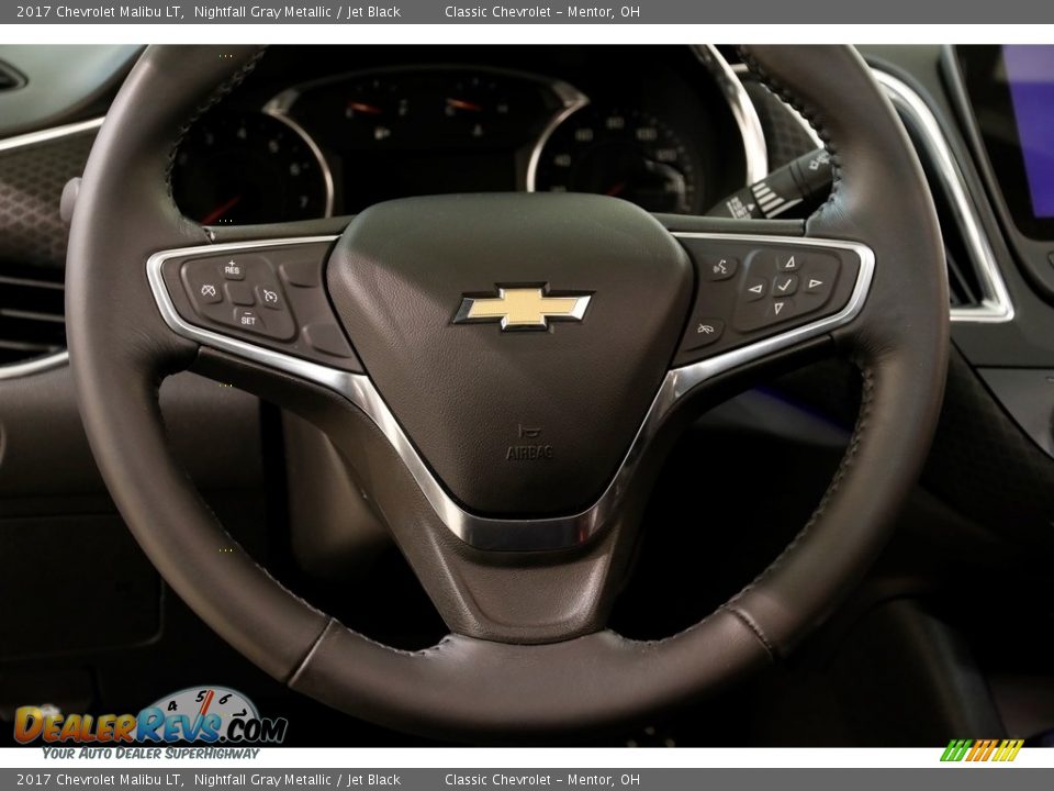 2017 Chevrolet Malibu LT Nightfall Gray Metallic / Jet Black Photo #7