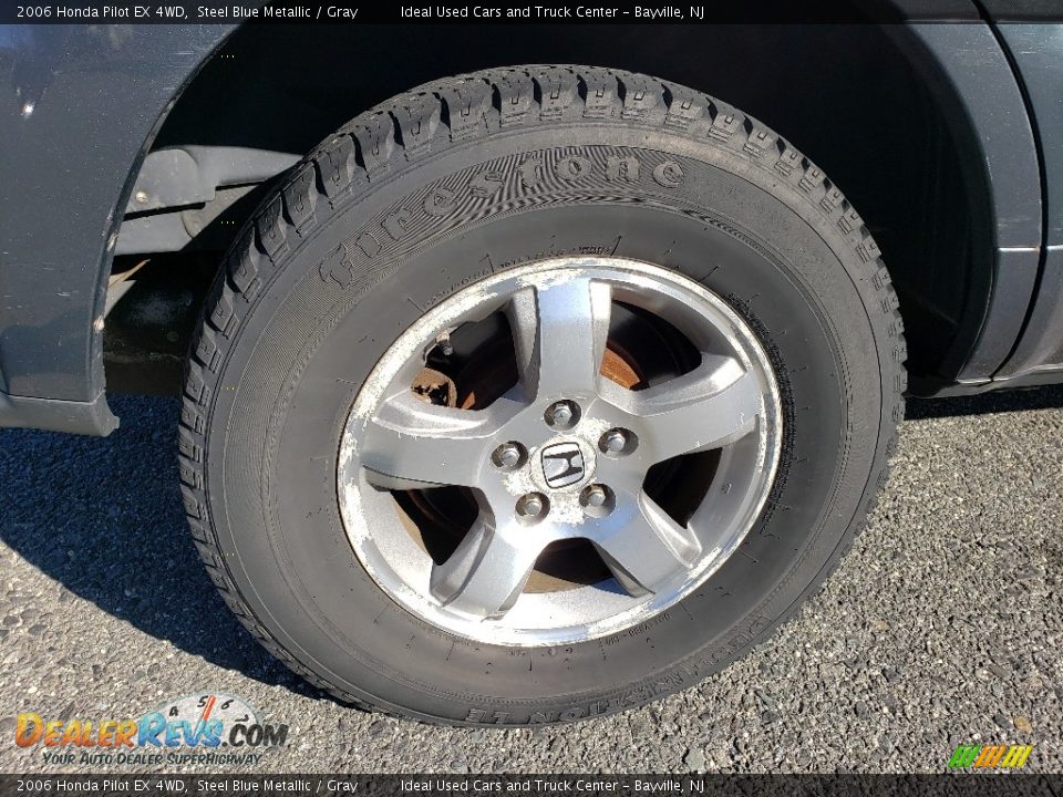 2006 Honda Pilot EX 4WD Steel Blue Metallic / Gray Photo #25