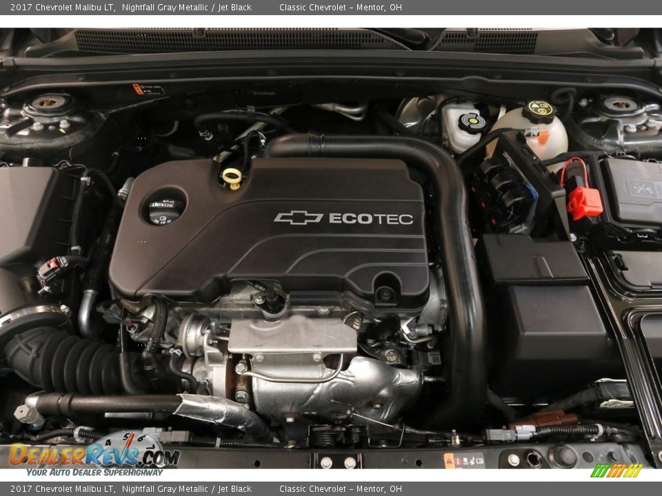 2017 Chevrolet Malibu LT Nightfall Gray Metallic / Jet Black Photo #19