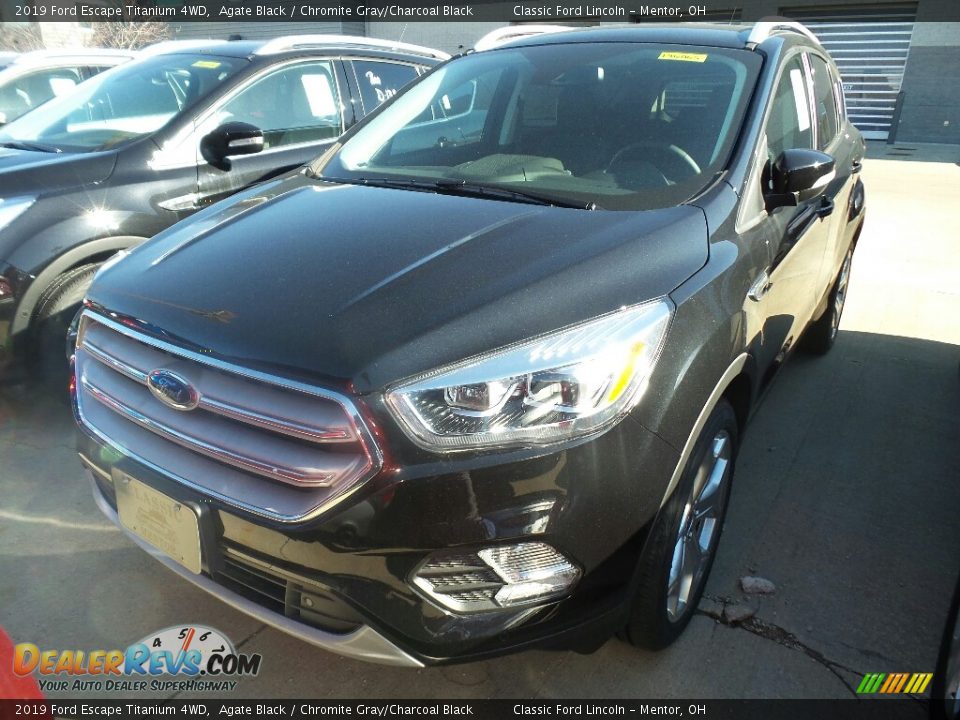 2019 Ford Escape Titanium 4WD Agate Black / Chromite Gray/Charcoal Black Photo #1