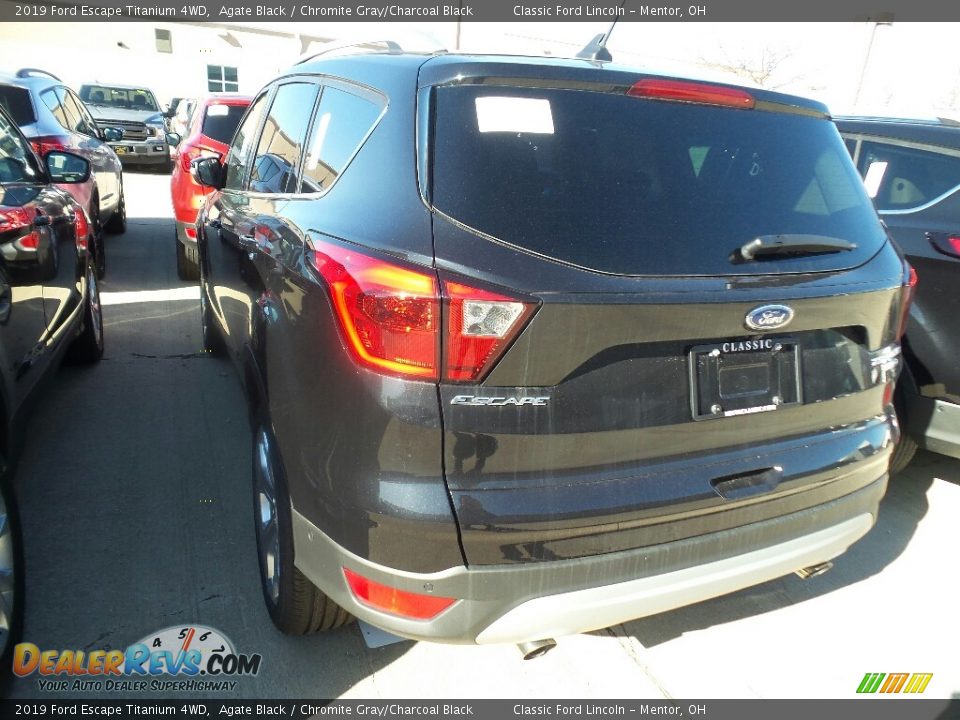 2019 Ford Escape Titanium 4WD Agate Black / Chromite Gray/Charcoal Black Photo #2