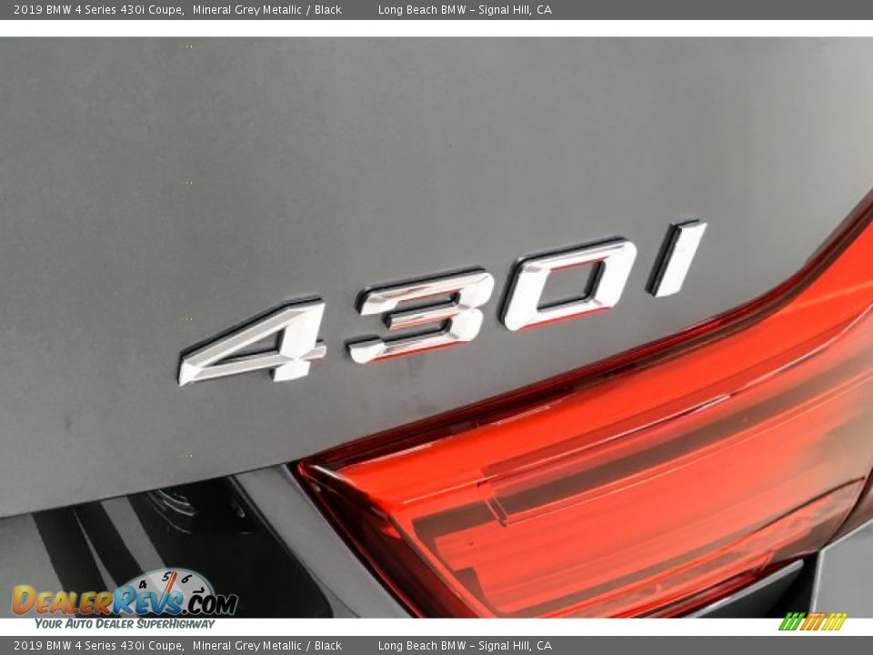2019 BMW 4 Series 430i Coupe Mineral Grey Metallic / Black Photo #7