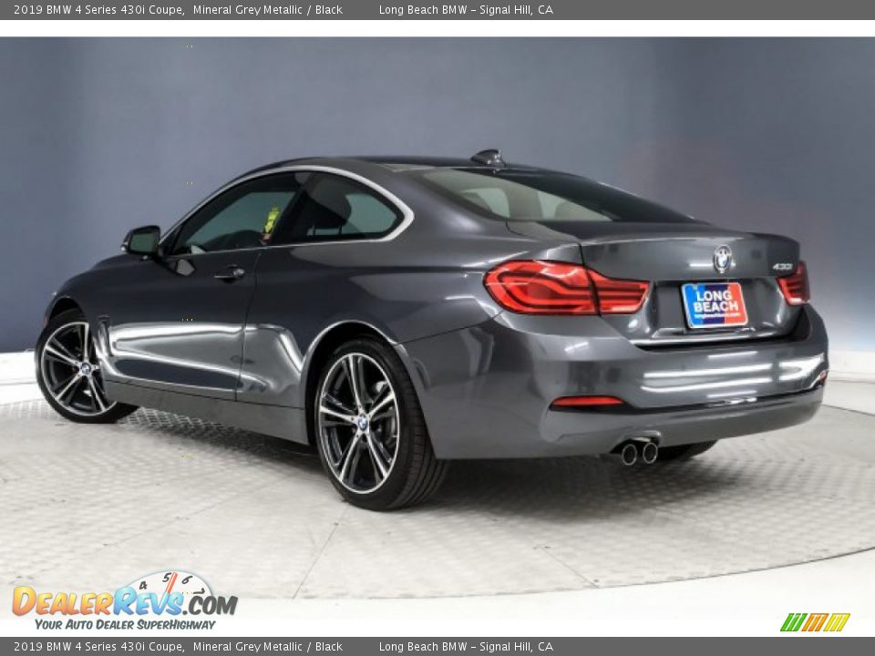 2019 BMW 4 Series 430i Coupe Mineral Grey Metallic / Black Photo #10