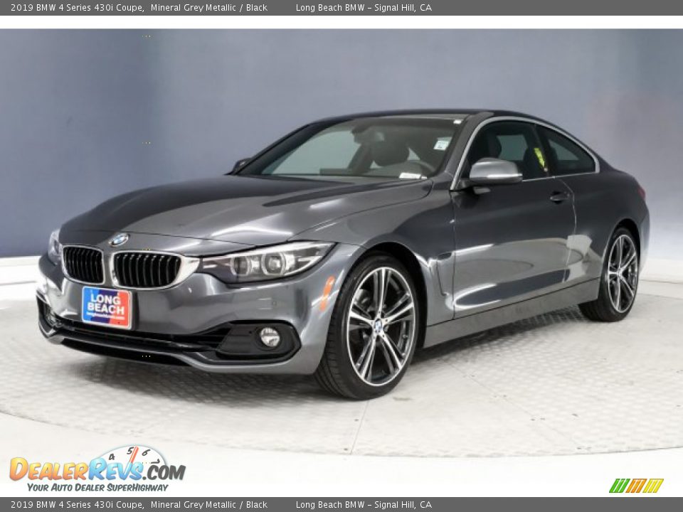 2019 BMW 4 Series 430i Coupe Mineral Grey Metallic / Black Photo #12