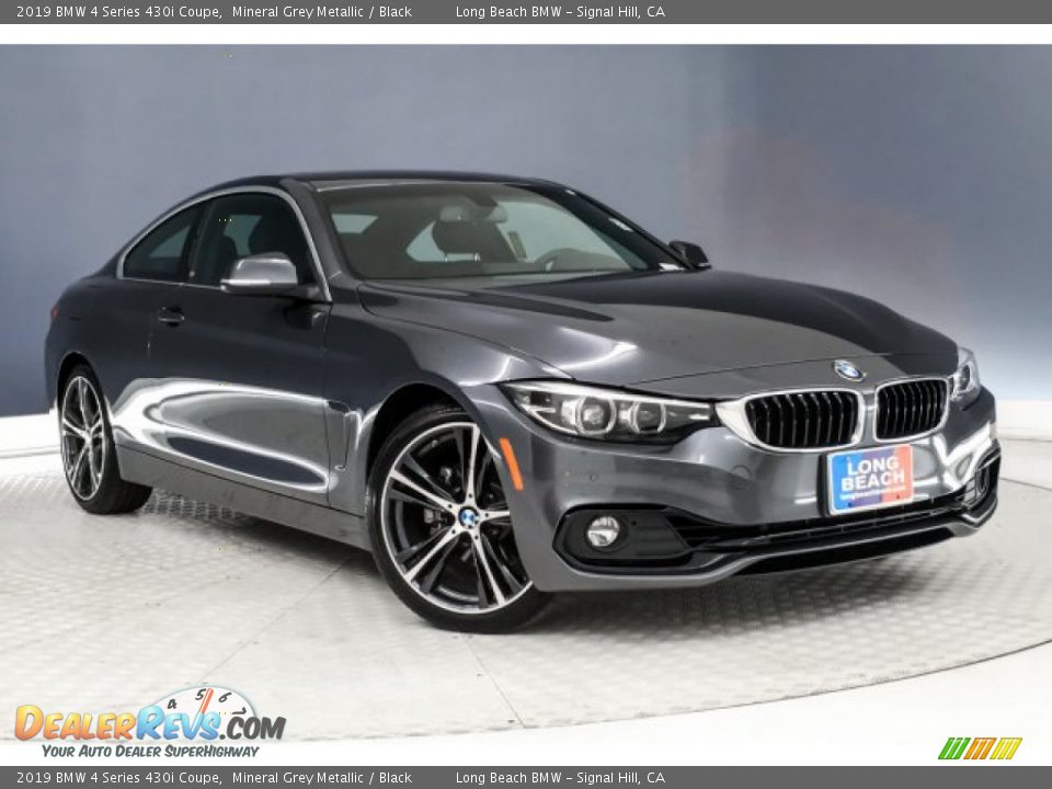 2019 BMW 4 Series 430i Coupe Mineral Grey Metallic / Black Photo #14