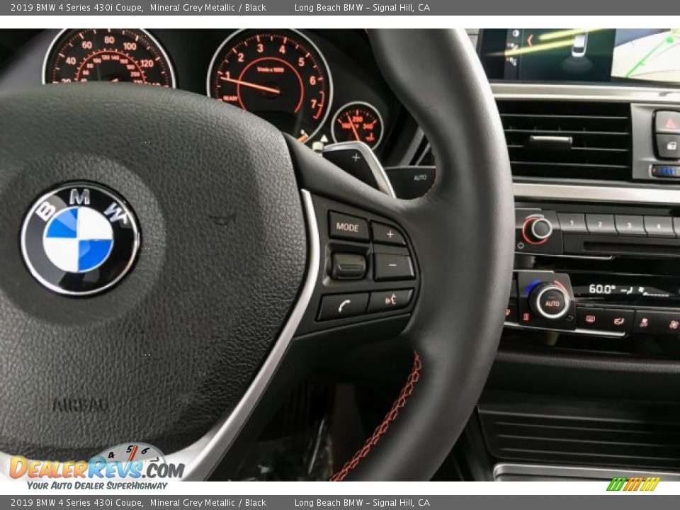 2019 BMW 4 Series 430i Coupe Mineral Grey Metallic / Black Photo #16