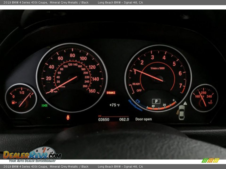 2019 BMW 4 Series 430i Coupe Mineral Grey Metallic / Black Photo #18