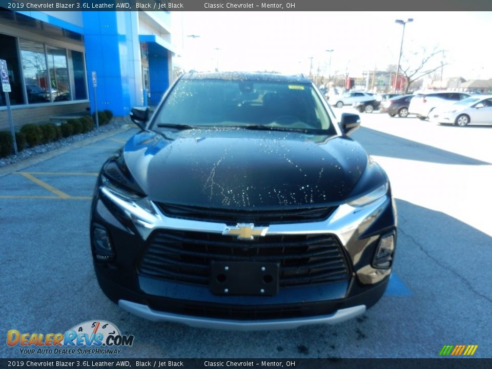 2019 Chevrolet Blazer 3.6L Leather AWD Black / Jet Black Photo #2