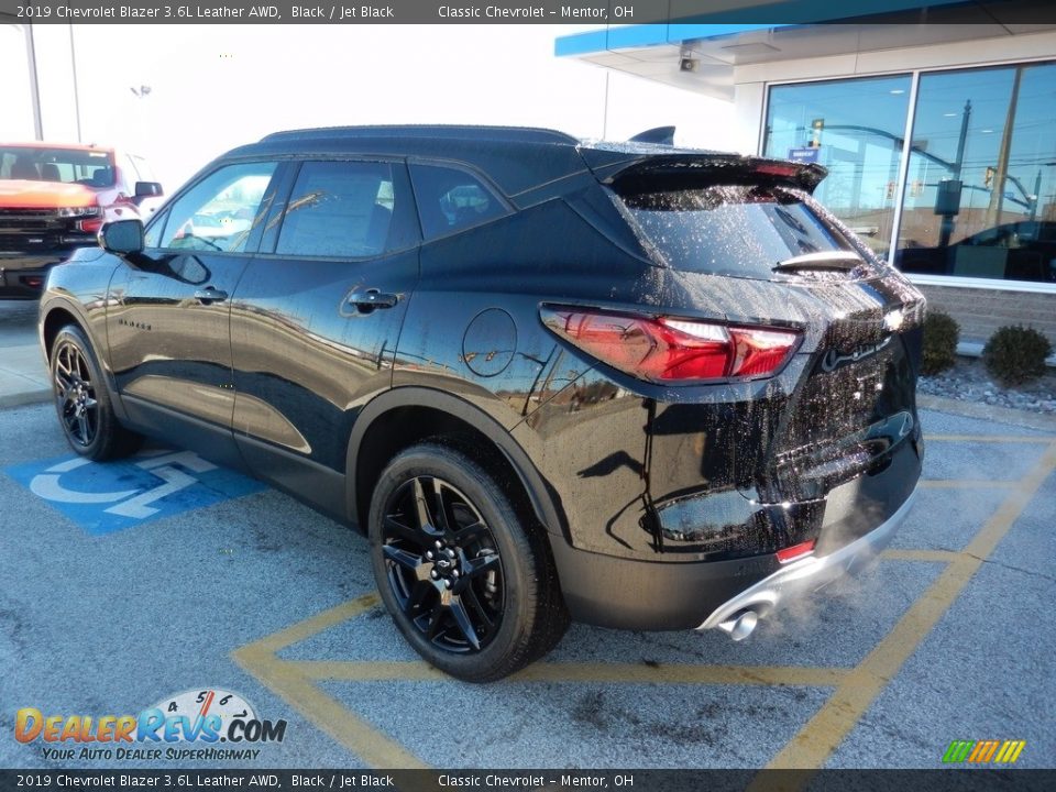 2019 Chevrolet Blazer 3.6L Leather AWD Black / Jet Black Photo #5