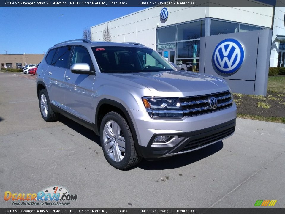 2019 Volkswagen Atlas SEL 4Motion Reflex Silver Metallic / Titan Black Photo #1