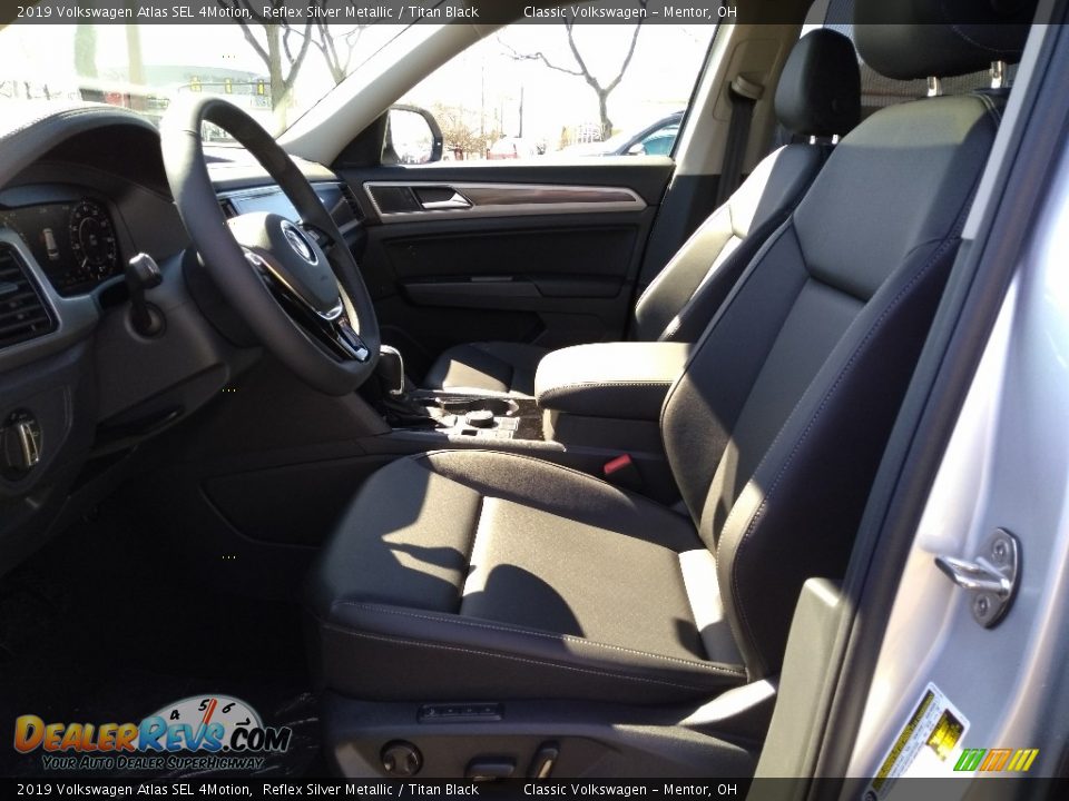 2019 Volkswagen Atlas SEL 4Motion Reflex Silver Metallic / Titan Black Photo #3