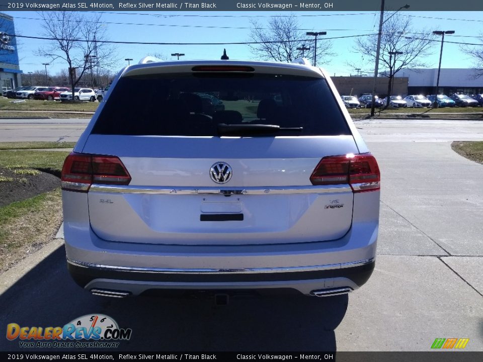 2019 Volkswagen Atlas SEL 4Motion Reflex Silver Metallic / Titan Black Photo #5