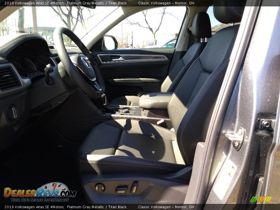 2019 Volkswagen Atlas SE 4Motion Platinum Gray Metallic / Titan Black Photo #3