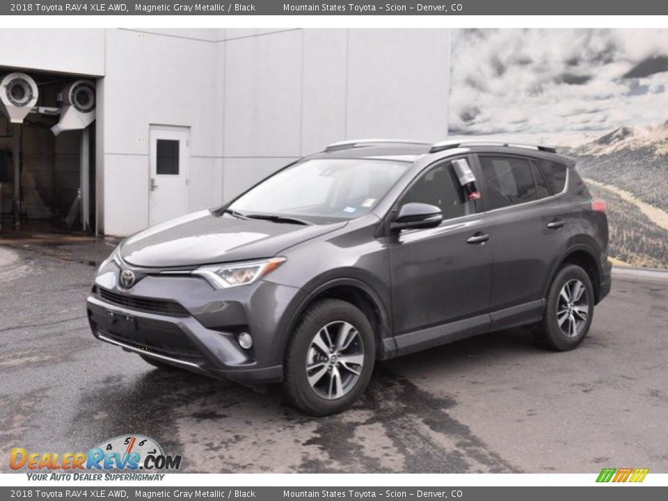 2018 Toyota RAV4 XLE AWD Magnetic Gray Metallic / Black Photo #2
