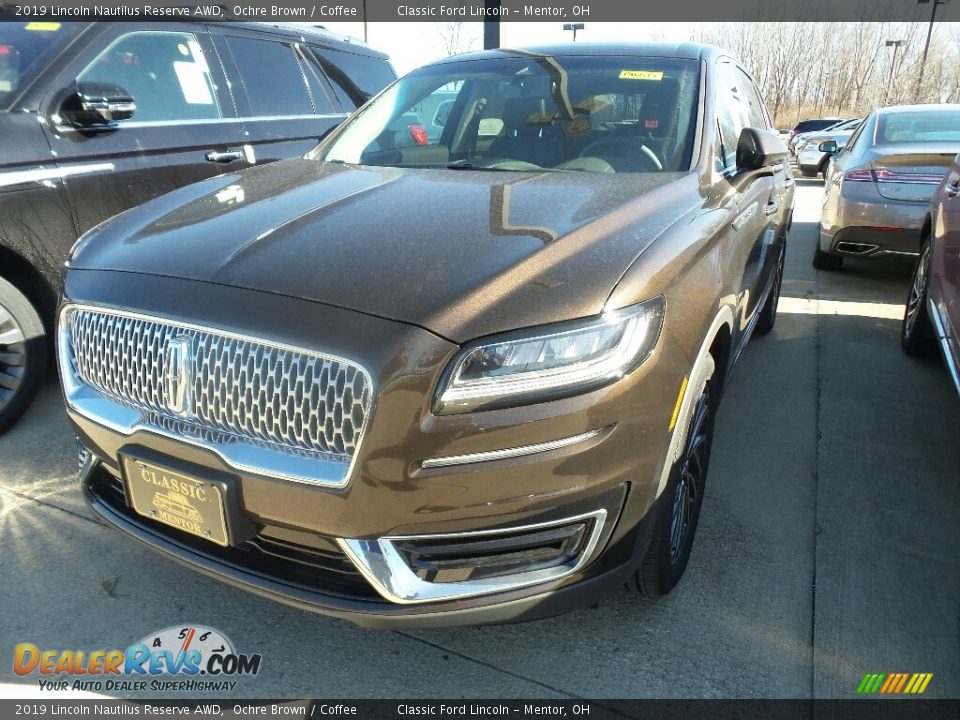 2019 Lincoln Nautilus Reserve AWD Ochre Brown / Coffee Photo #1