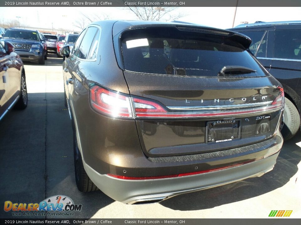2019 Lincoln Nautilus Reserve AWD Ochre Brown / Coffee Photo #3