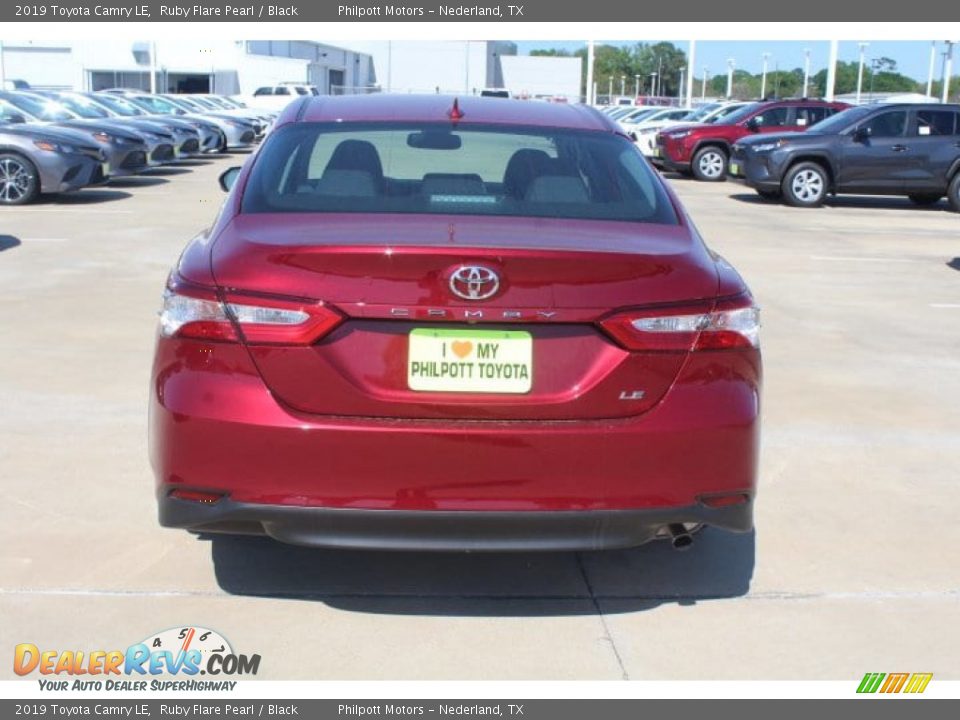 2019 Toyota Camry LE Ruby Flare Pearl / Black Photo #7