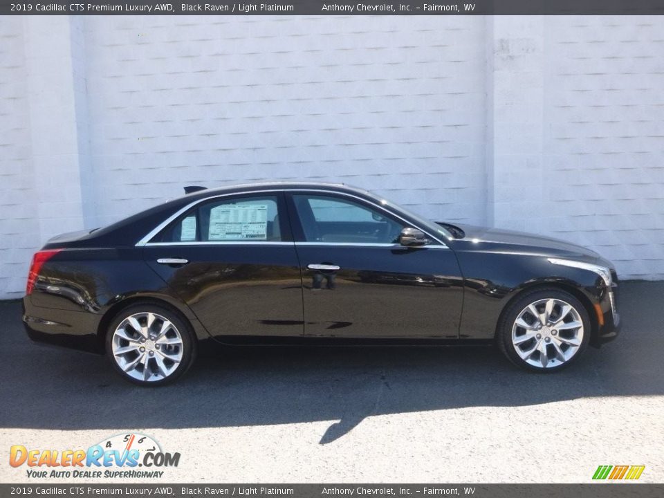 2019 Cadillac CTS Premium Luxury AWD Black Raven / Light Platinum Photo #4