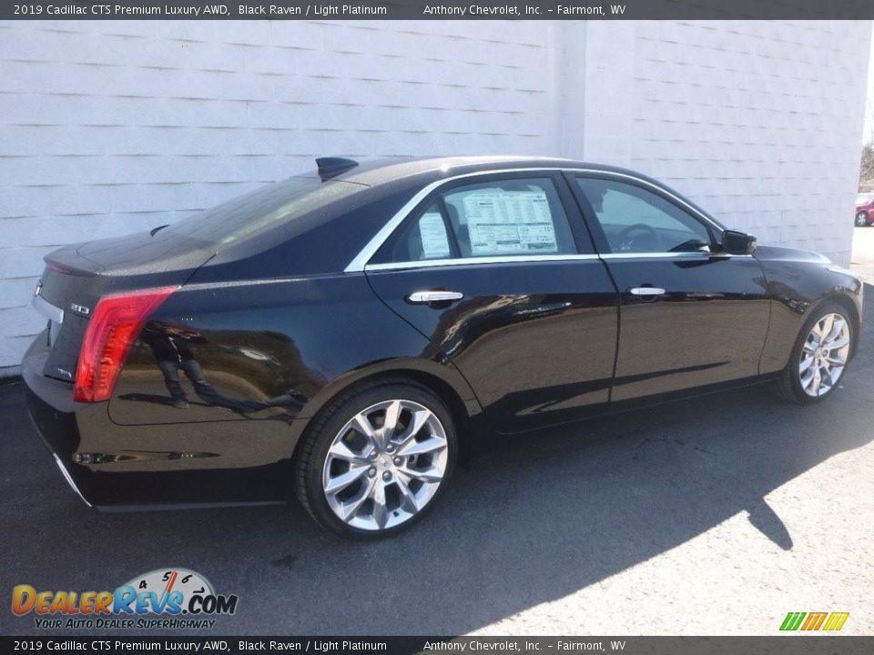 2019 Cadillac CTS Premium Luxury AWD Black Raven / Light Platinum Photo #5